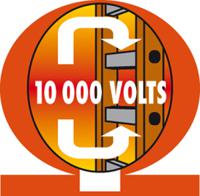 04472004 TUBESCA Fibreglass 4 steps Step Ladder, 0.92m platform height, 1.58m open length