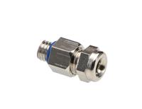 52001877 Lapp SKINDICHT Series Nickel Nickel Plated Brass Cable Gland, M6 Thread, 2mm min., 3mm max., IP66, IP68