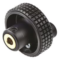 34398-c9 Elesa Black Technopolymer Hand Wheel, 40mm diameter