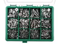393-179 RS PRO Stainless Steel 410 Piece Hex Socket Drive Screw/Bolt Kit