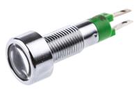 smld08214 Signal Construct Green Panel Mount Indicator, 24 → 28V, 8mm Mounting Hole Size