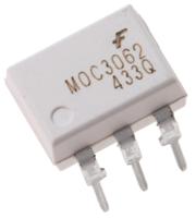 moc3062m onsemi, MOC3062M Triac Output Optocoupler, Through Hole, 6-Pin PDIP
