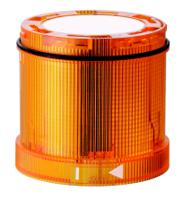 64732055 Werma KS72 Series Yellow EVS, Flashing Effect Flashing Light Element, 24 V, LED Bulb, DC