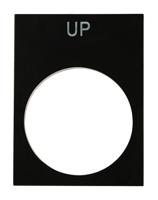 175-3967 RS PRO Legend Plate for Use with Ptec Push Button, Up