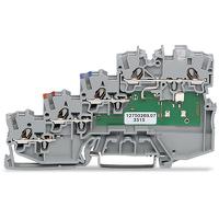 2000-54101101-951 WAGO 2000-5410/1101-951 TOPJOB S Series Grey, 1mm², 4-Level, Push-In Cage Clamp Termination