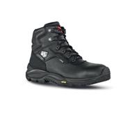 0go10054-47 UPower DROP Black Composite Toe Capped Men's Ankle Safety Boots, UK 12, EU 47