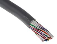 118140c-sl005 Alpha Wire Alpha Essentials Communication & Control Control Cable, 40 Cores, 0.35 mm² 22 AWG, Unscreened, 30 m, Grey