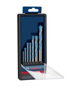 2608900650 Bosch 4-Piece Twist Drill Bit Set for Multi-Material, 8mm Max, 5.5mm Min, Carbide Tipped Bits