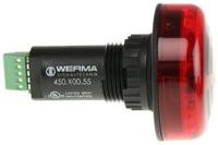 45010055 Werma 450 Series Red Buzzer Beacon, 24 V, IP65, Panel Mount, 80dB at 1 Metre