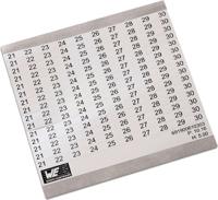 691900610203 Wurth Elektronik, WR-TBL Adhesive Marker Card for use with Terminal Blocks