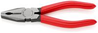 03-01-160 Knipex Combination Pliers, 160 mm Overall, Straight Tip