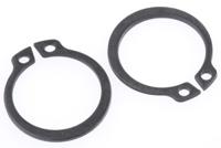 289-297 RS PRO Steel External Circlip, 20mm Shaft Diameter, 19mm Groove Diameter