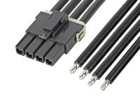 216400-1061 Molex 6 Way Female Mega-Fit to 6 Way Female Mega-Fit Wire to Board Cable, 150mm