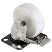 17130-fr LAG Braked Swivel Castor Wheel, 150kg Capacity, 100mm Wheel