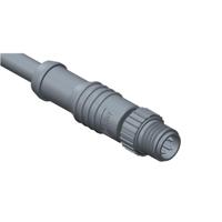 8-04ammm-sl7a01 Amphenol Industrial Male 4 way M8 to Free End Sensor Actuator Cable, 1 m