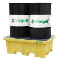 p3201290fw Ecospill Ltd Polyethylene 2 Drum Spill Pallet for Chemical, 230L Capacity