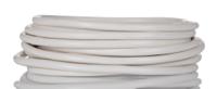253-7001 RS PRO Mains 0.75 mm² 2 Core Power Cable, White PVC, 5m