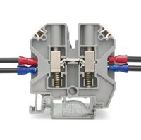 3070354 Phoenix Contact USST 10 Series Grey Feed Through Terminal Block, 0.5 → 16mm², Single-Level, Screw Termination