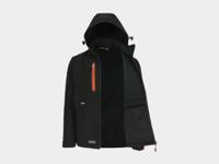 23mjc1903bk-s Herock 23MJC1903 Black, Breathable, Waterproof, Windproof Jacket, S