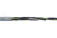 cf1301503ul Igus Chainflex CF130.UL Control Cable, 3 Cores, 1.5 mm² 15 AWG, Unscreened, 25 m, Grey Polyvinyl Chloride Sheath