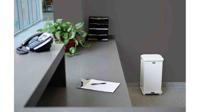 fgst24sspl Rubbermaid Commercial Products Defenders 49L Grey Pedal Galvanised Steel Waste Bin