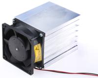 la-9-100-24-v Fischer Elektronik Heatsink, Universal Rectangular Alu with fan, 0.22K/W, 100 x 80 x 83mm