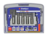 10503070001 Tivoly Tap Set High Speed Steel Metric Standard M3 to M10 Thread