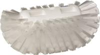 70395 Vikan Medium Bristle White Scrub Brush, 40mm bristle length, Polyester, Polypropylene, Stainless Steel bristle material