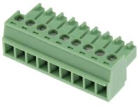 1803646 Phoenix Contact, 3.81mm Pitch, MC 1.5/ 9-ST-3.81, 9 Way, , Pluggable Terminal Block, Plug, Cable Mount, Screw