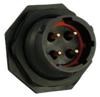 uts71244p Souriau Sunbank by Eaton Circular Connector, 4 Contacts, Cable, Standard Connector, Socket, Male, IP68, IP69K, UTS