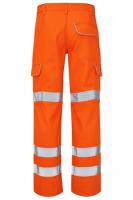 prarc07-44t PULSAR PRARC07 Orange Hi Vis Trouser Fire Retardant 44 in Leg Length 33in
