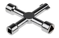 439-3019 RS PRO Diecast Zinc 5-way Control Cabinet Key