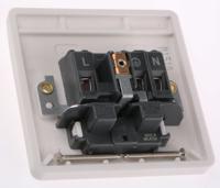 k780-whi MK Electric Logic Plus White 1 Gang Plug Socket, 13A, Type G - British, Indoor Use