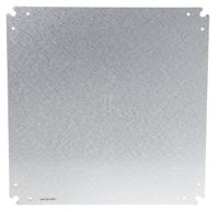 758-7185 RS PRO Steel Mounting Plate, 348mm H, 348mm L for Use with 400 x 400 Enclosure