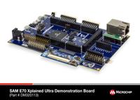 dm320113 Microchip SAM E70 Xplained Ultra Evaluation Kit, Arduino Compatible Board
