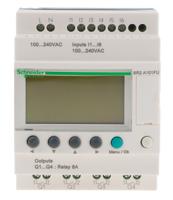 sr2a101fu Schneider Electric Zelio Logic Smart Series Logic Module, 120 V ac, 240 V ac Supply, Relay Output, 6-Input, Discrete