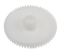 521-7405 RS PRO POM 60 Teeth Spur Gear, 0.8 Module, 6mm Bore Diam, 48mm Pitch Diam, 14.5mm Hub Diam