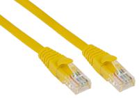 557-288 RS PRO, 3m Cat5e, Yellow RJ45 to Male RJ45 Male, U/UTP Unshielded, Terminated PVC Sheath