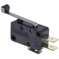 83160065 Crouzet Roller Lever Micro Switch, Tab Terminal, 16 A @ 250 V ac, SP-CO