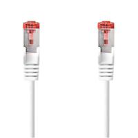 ccgl85221wt05 NedisCCGL85, 500mm Cat6, White RJ45 to Male RJ45 Male, S/FTP Shielded, Terminated PVC Sheath