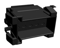 929505-4 TE Connectivity, Junior Power Timer Automotive Connector Socket Black Plug-In 10 Way