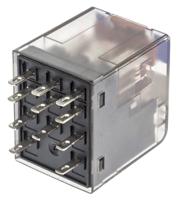 pt370024-6-1419111-1 TE Connectivity PCB Mount Power Relay, 24V dc Coil, 10A Switching Current, 3PDT