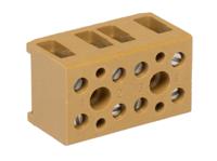 0625120000 Weidmuller BK Series Terminal Strip, 4-Way, 32A, 22 → 12 AWG Wire
