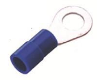 178-7261 RS PRO Insulated Ring Terminal, 5.3mm Stud Size, 1.5mm² to 2.5mm² Wire Size, Blue