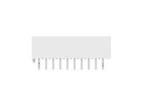 2-2232826-0 TE Connectivity GRACE INERTIA 2.0 Series Vertical Board PCB Header, 10 Contact(s), 2 mm Pitch, 1 Row, Shrouded