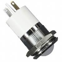 q22p1cxxw220e APEM Q22 Series White Panel Mount Indicator, 220V ac, 22mm Mounting Hole Size, Faston, Solder Lug Termination, IP67