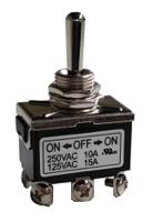 206-6984 RS PRO Toggle Switch, PCB Mount, On-Off-On, DPDT, Screw Terminal