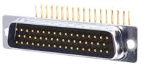 528-3698 RS PRO 50 Way Right Angle Through Hole D-sub Connector Plug, 2.77mm Pitch