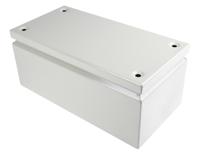 122-153 RS PRO Grey Steel Junction Box, IP66, 300 x 150 x 120mm