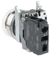 xb4bp21 Schneider Electric Harmony XB4 Series Push Button, Panel Mount, 22mm Cutout, SPST, IP66, IP67